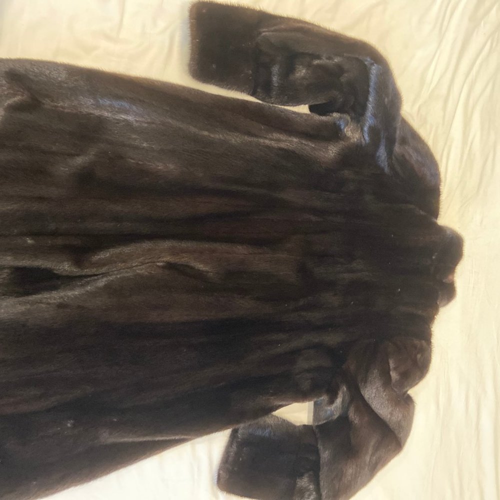 Mahogany Mink Swing Coat - Picture 10 of 14
